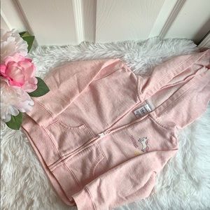 EUC Carter’s sweetheart zip up lightweight jacket